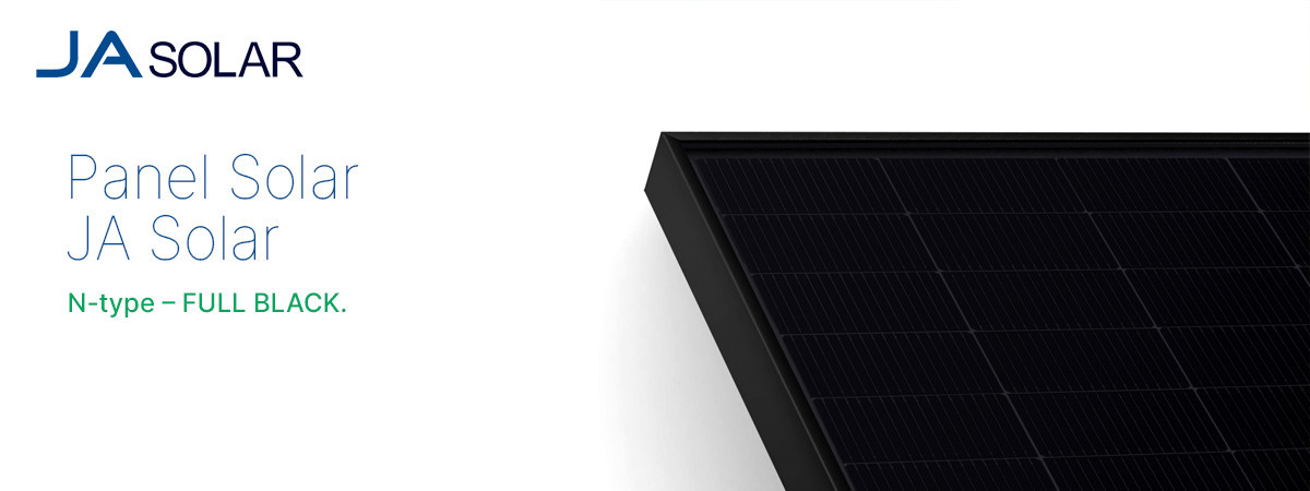 JA Solar | Descubre el panel solar N-type – FULL BLACK. 